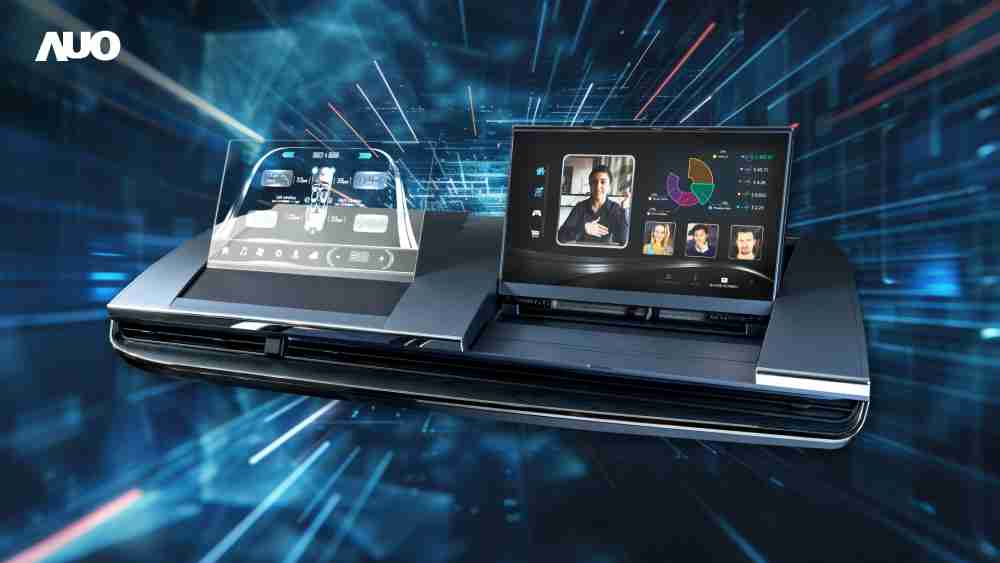 尊时凯龙Micro LED Display HMI解决方案打造透明Micro LED前座仪表，，，呈现信息并保留驾驶视野开阔；亦为副驾驶座乘客打造收放自如的Micro LED屏幕，，，，在不影响显示质量的前提于显示区内建镜头，，，让用户能与视讯对象直接眼神接触，，提供绝佳的双向沟通体验